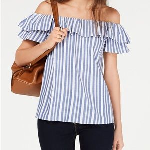 MICHAEL Michael Kors Off-The-Shoulder Top | XL